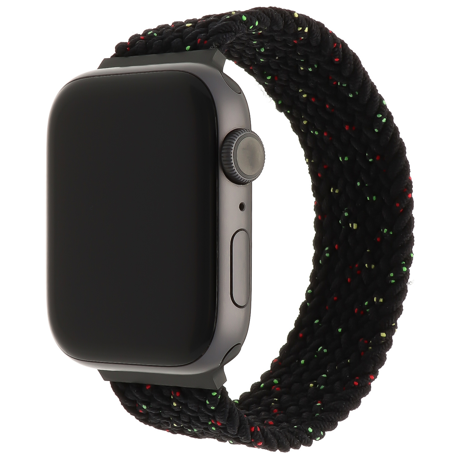 Cinturino Solo intrecciato in nylon per Apple Watch - nero unity