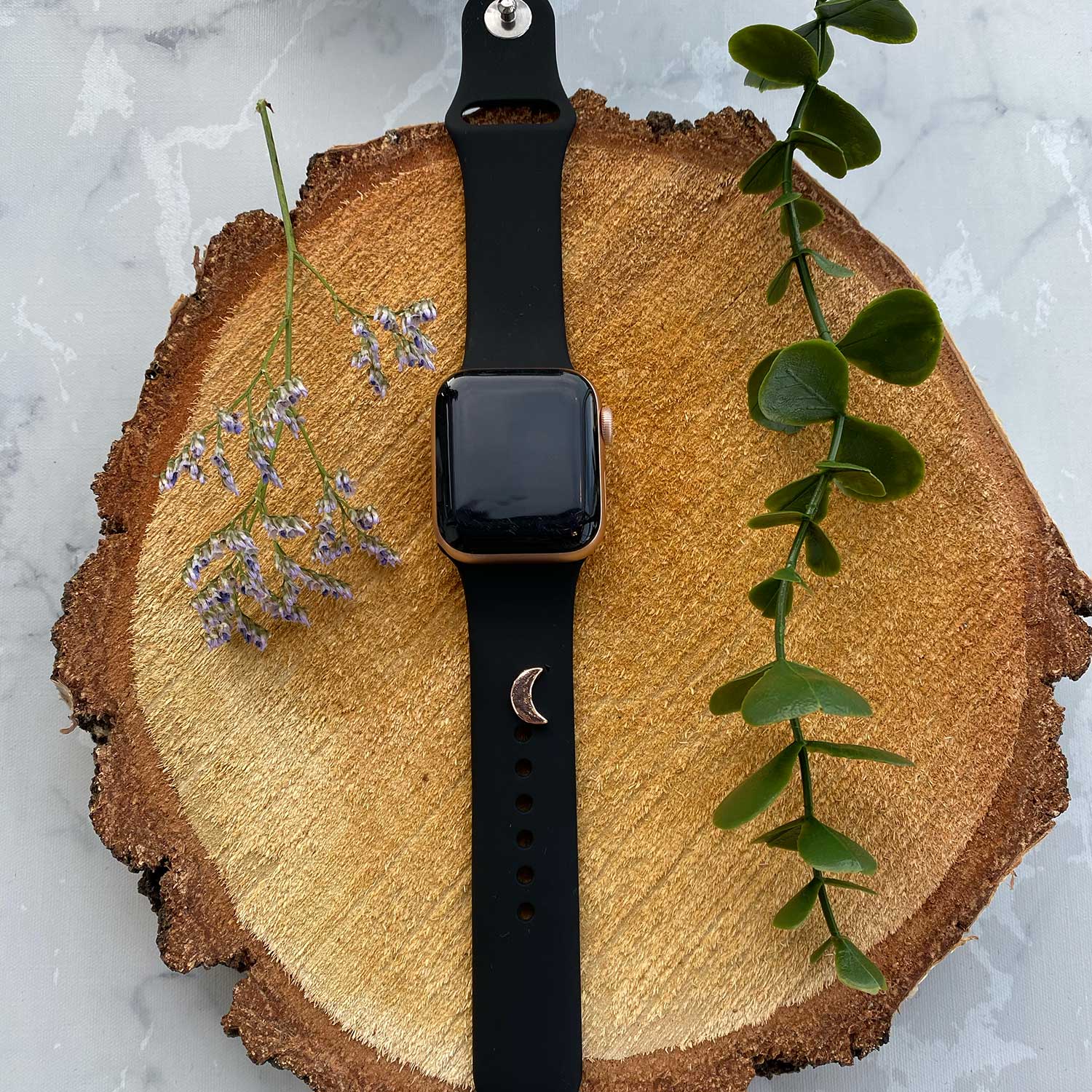 Gioielli per Apple Watch - moon oro rosa