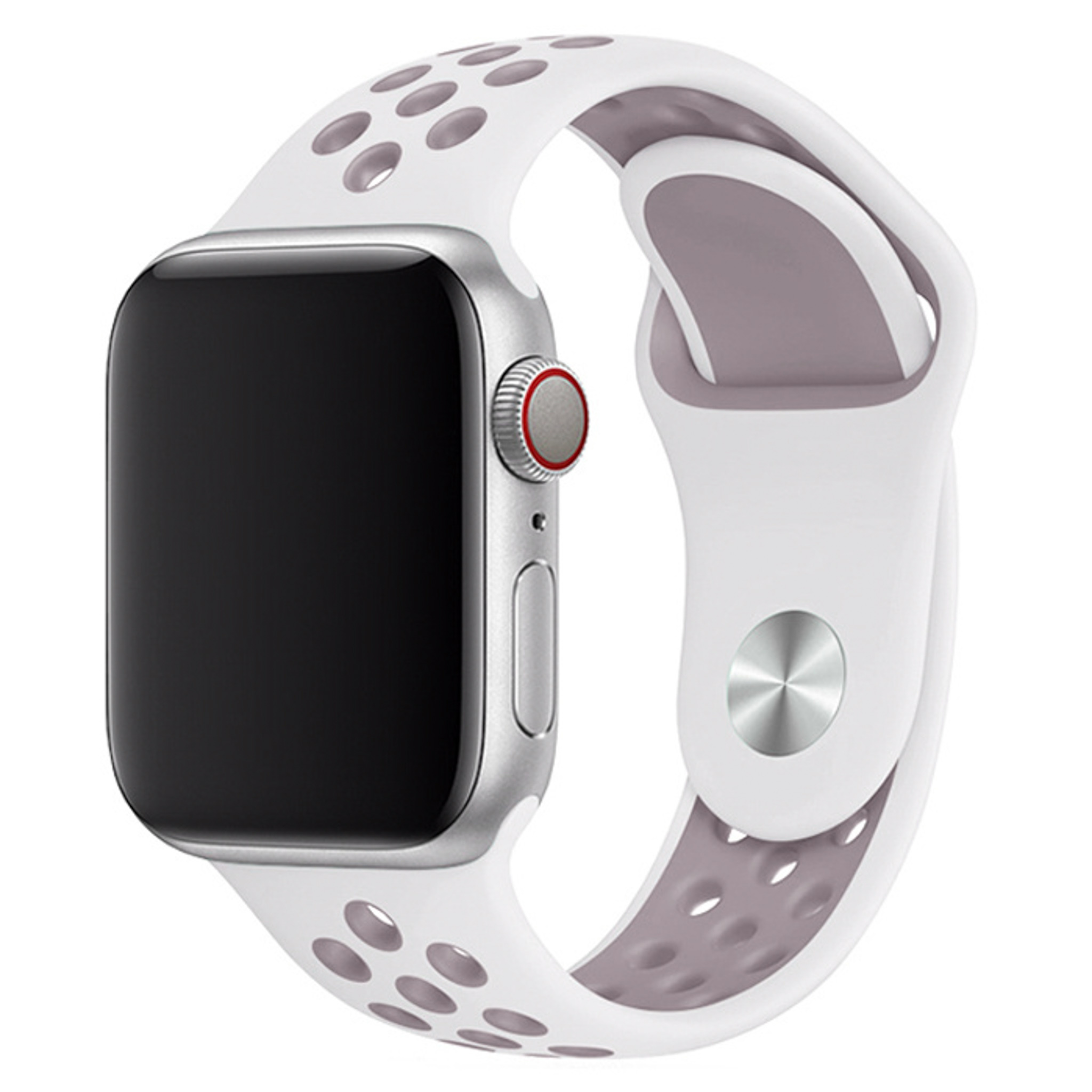 Cinturino doppio sport per Apple Watch - bianco lavanda