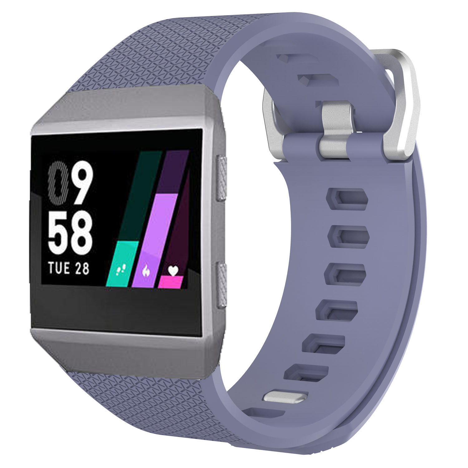 Cinturino sport per Fitbit Ionic - grigio chiaro