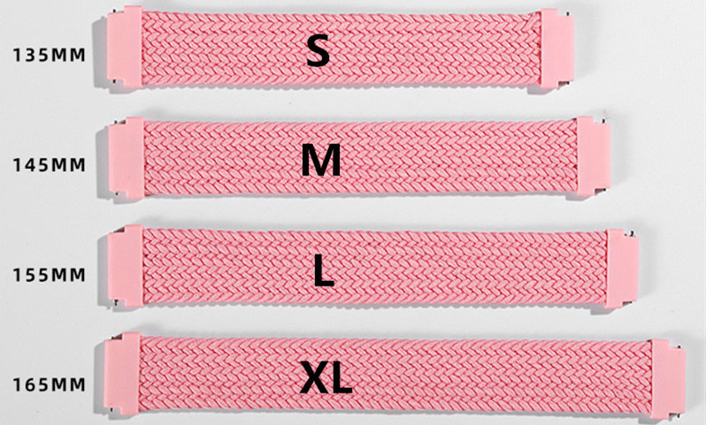 Cinturino Solo intrecciato in nylon per Polar Vantage M / Grit X - pink punch
