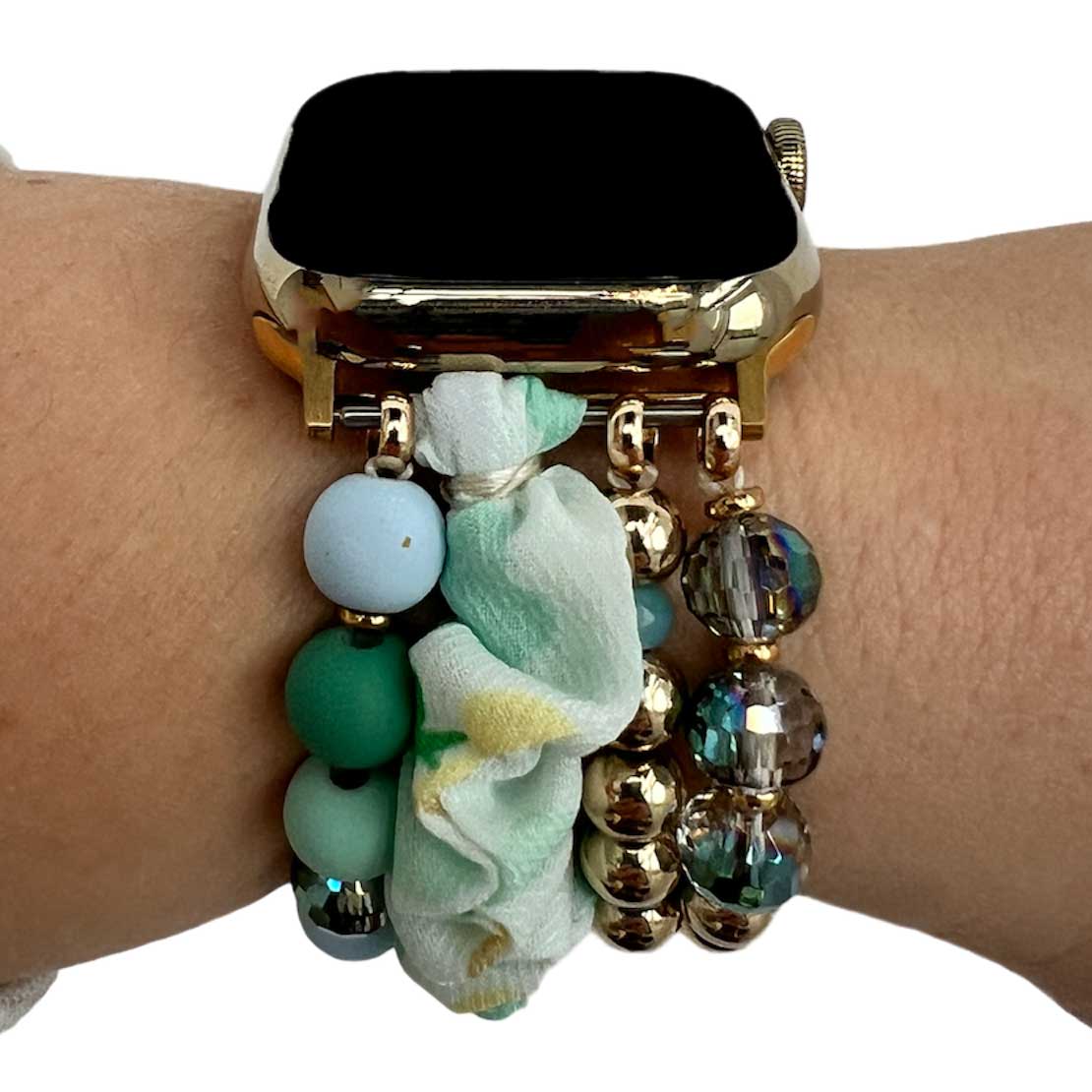 Cinturino gioielli Apple Watch – Noa verde