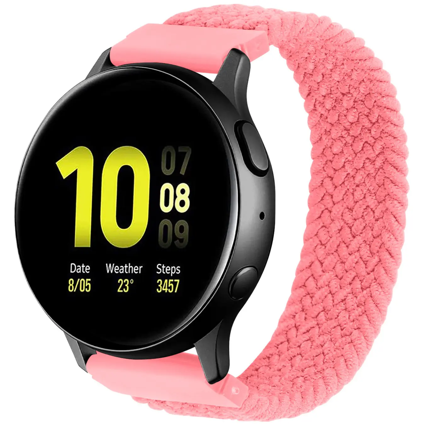 Cinturino Solo intrecciato in nylon per Polar Ignite pink punch