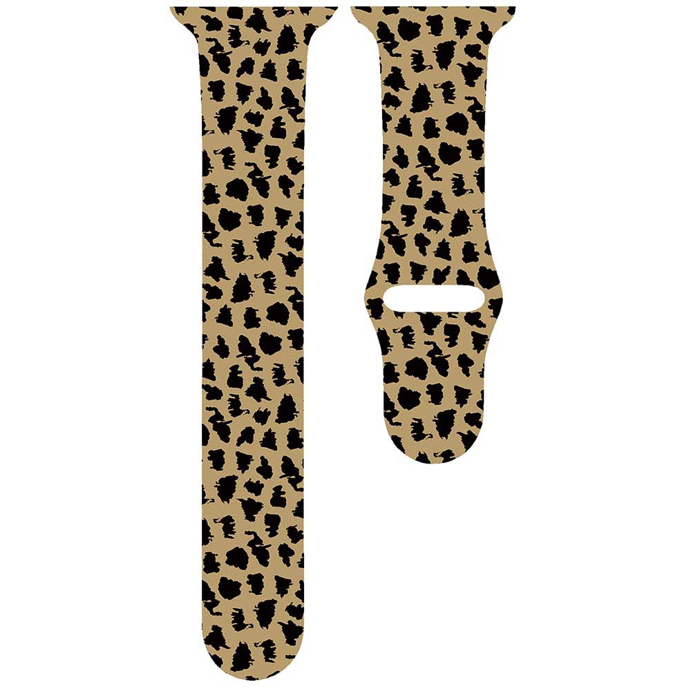 Cinturino sport con stampa per Apple Watch - marrone leopardato
