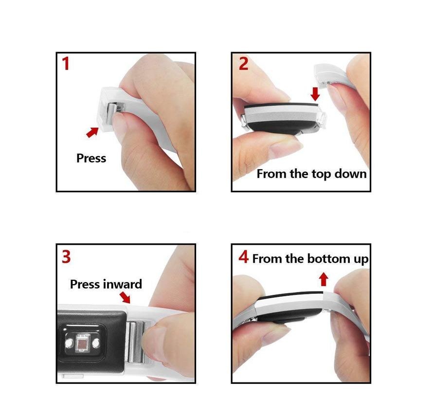 Cinturino sport per Fitbit Charge 2 - bianco