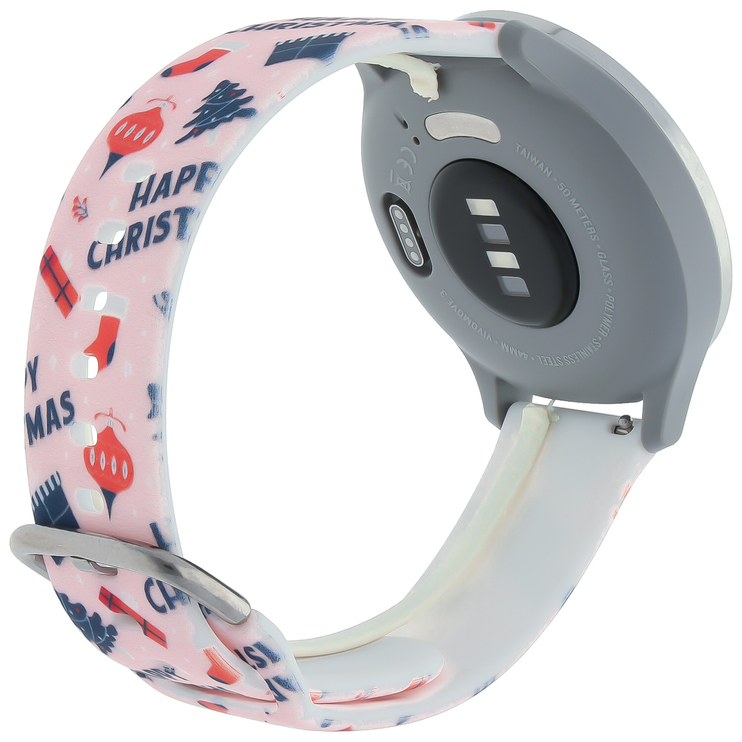 Cinturino sport con stampa per Samsung Galaxy Watch - Rosa Natale