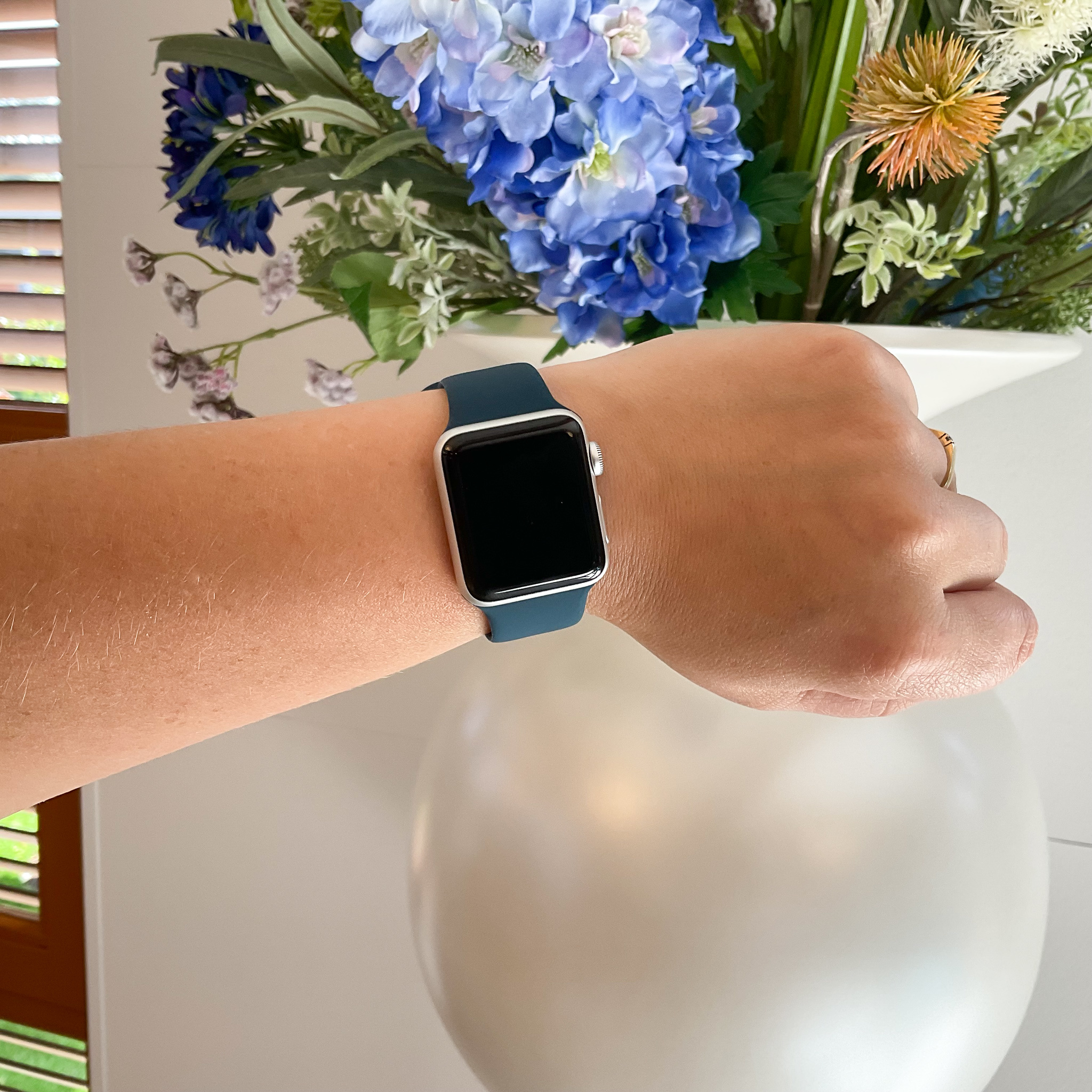 Cinturino sport per Apple Watch - blu abisso