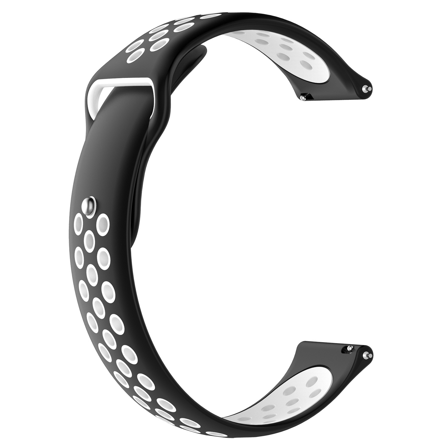 Cinturino doppio sport per Huawei Watch GT - nero bianco