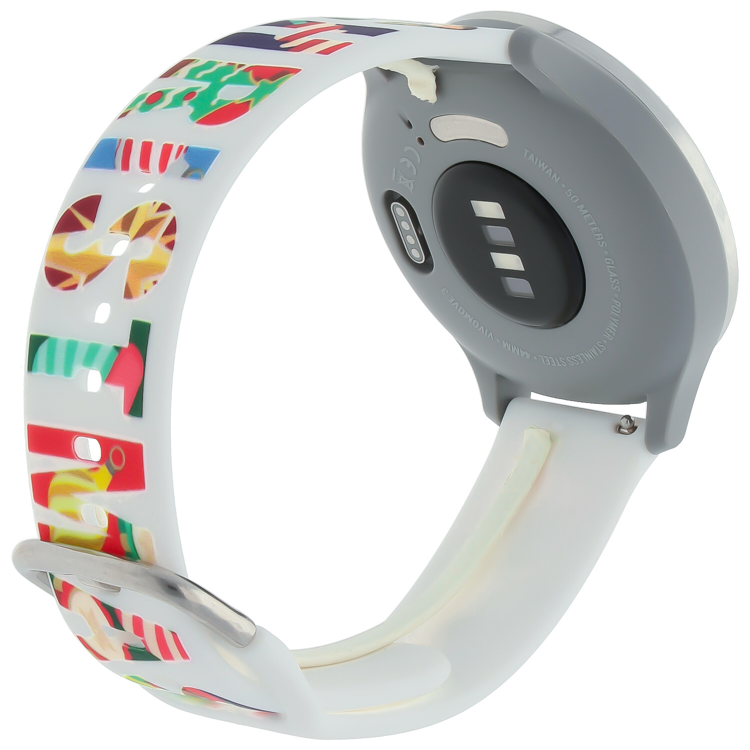 Cinturino sport con stampa per Huawei Watch - Buon Natale