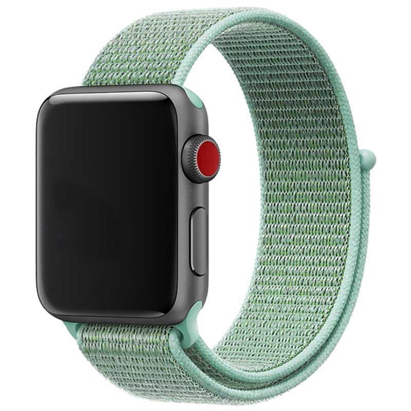 Cinturino nylon sport loop per Apple Watch - verde