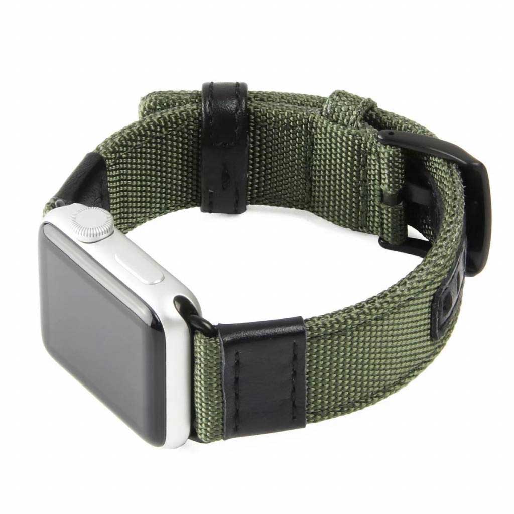 Cinturino militare in nylon per Apple Watch - verde