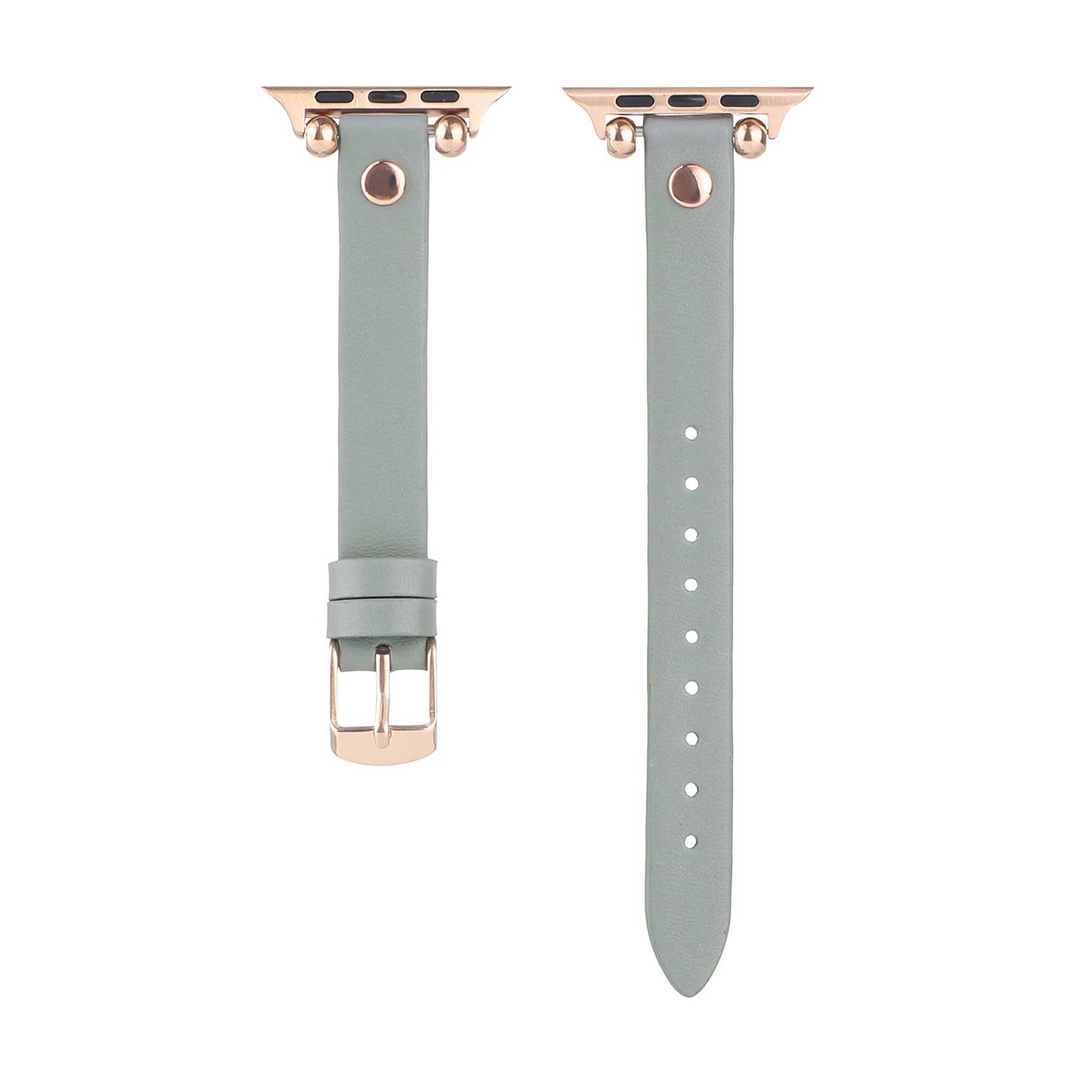 Cinturino smart in pelle per Apple Watch - blu