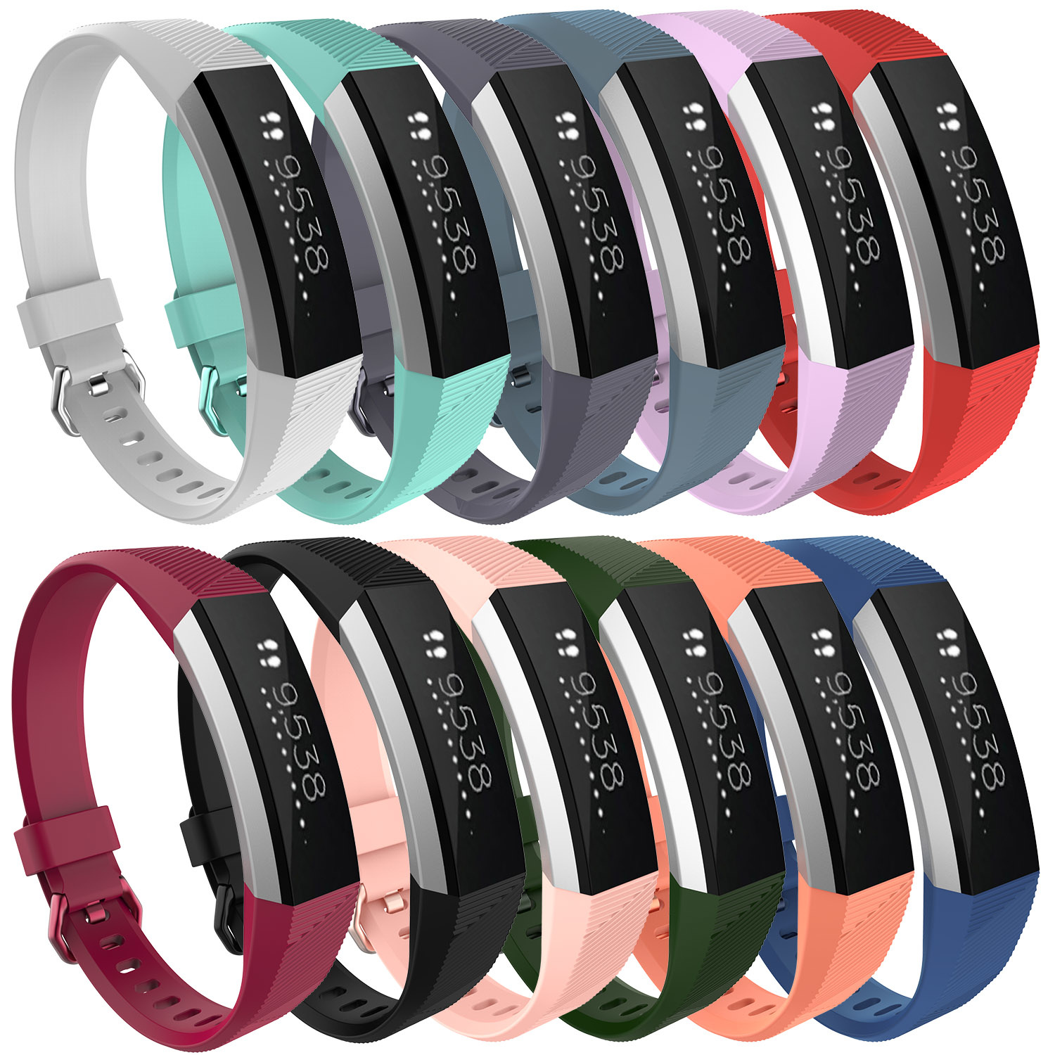 Cinturino sport per Fitbit Alta - ardesia