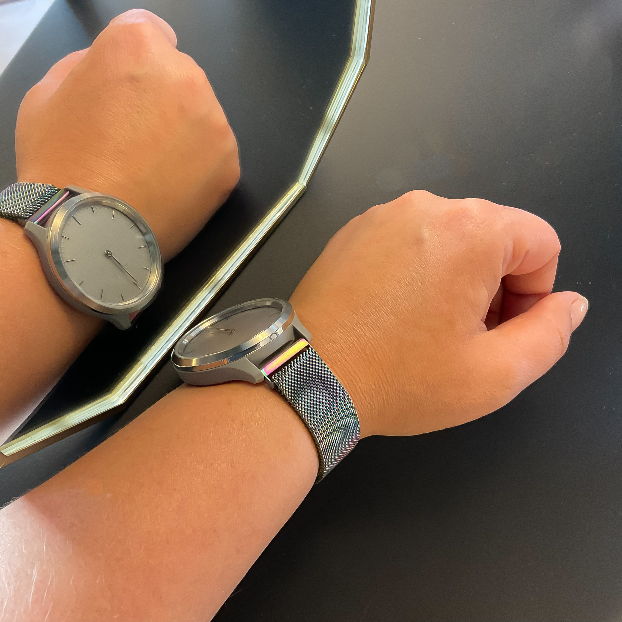 Cinturino loop in maglia milanese per Garmin Vivoactive / Vivomove - colorata