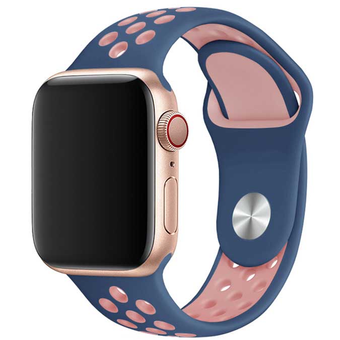 Cinturino doppio sport per Apple Watch - blu rosa