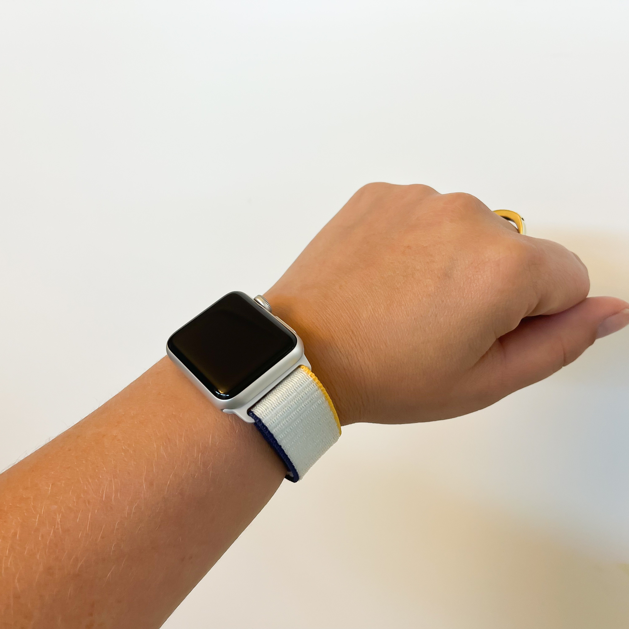Cinturino nylon sport loop per Apple Watch - sale marino