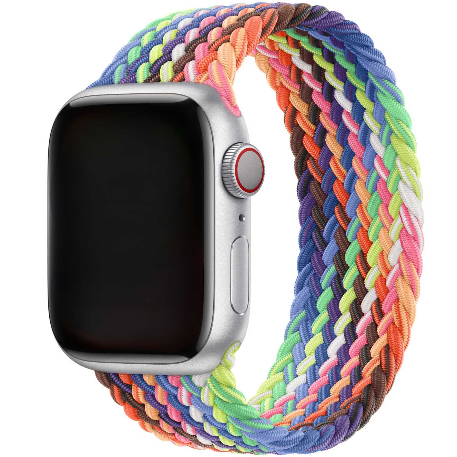 Cinturino Solo intrecciato in nylon per Apple Watch - Pride Edition 2024