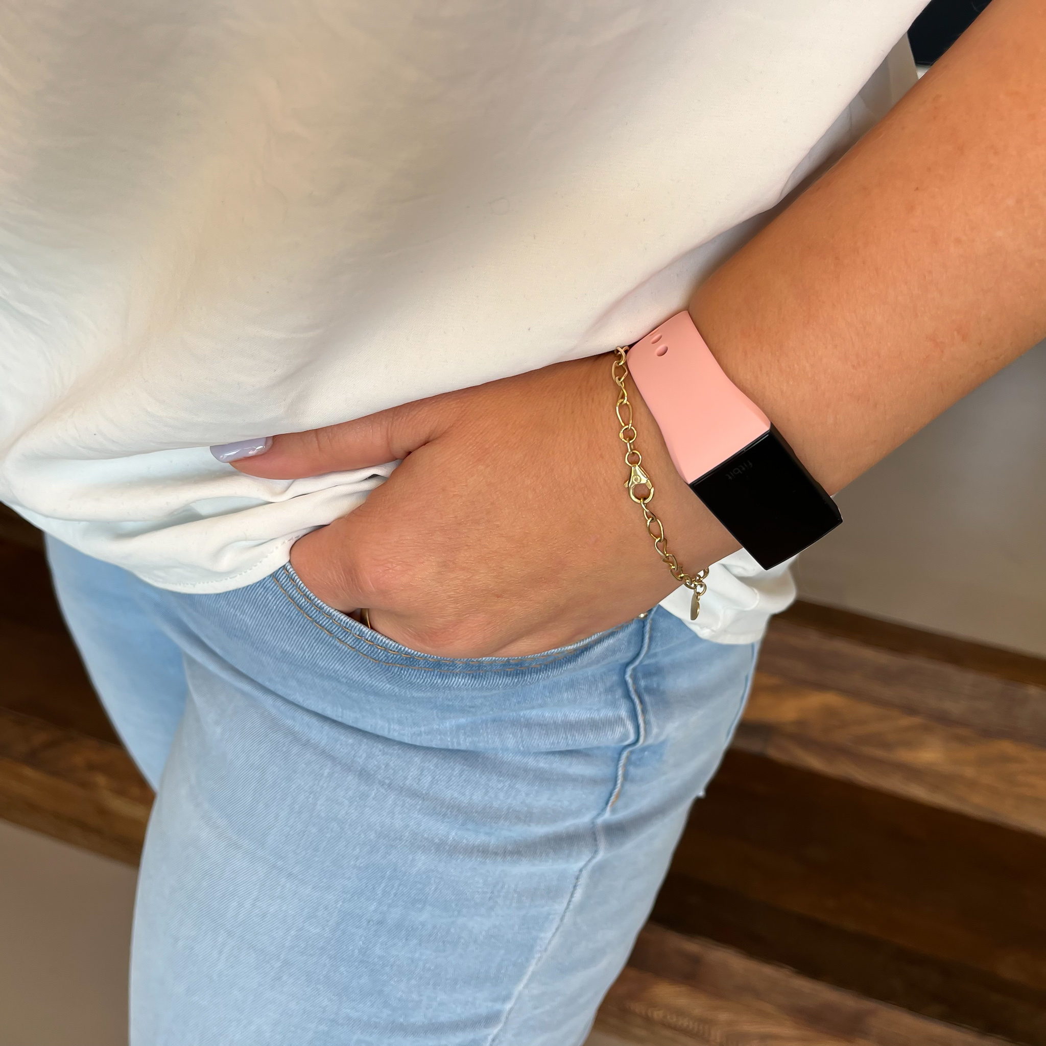 Cinturino sport per Fitbit Charge 3 & 4 - rosa