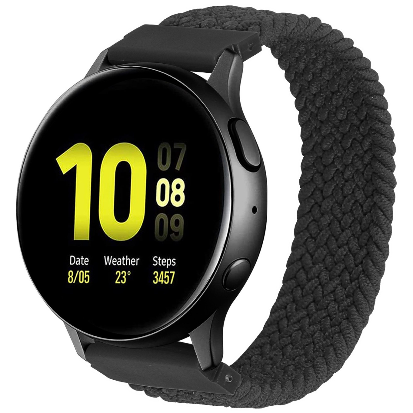 Cinturino Solo intrecciato in nylon per Polar Ignite - antracite