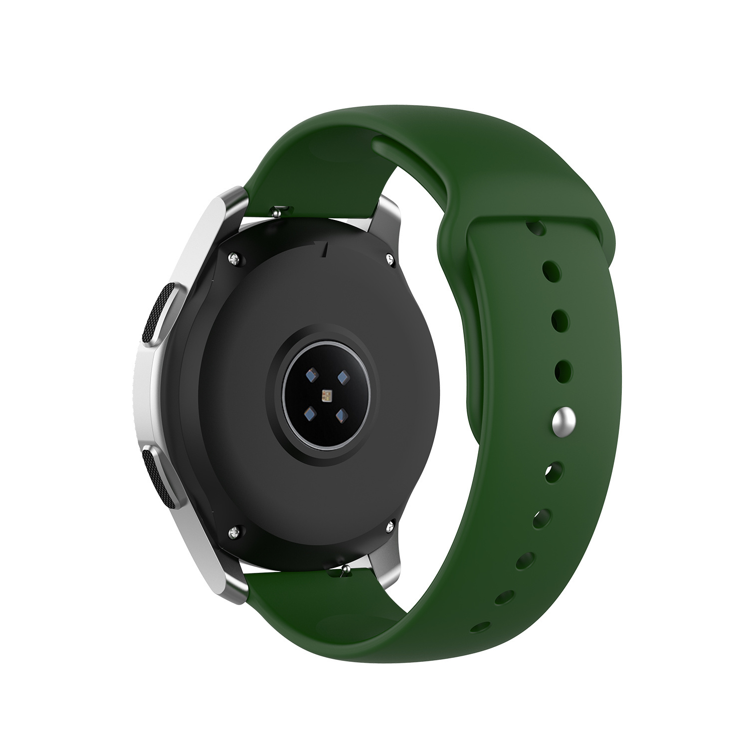 Cinturino sport in silicone per Samsung Galaxy Watch - verde militare