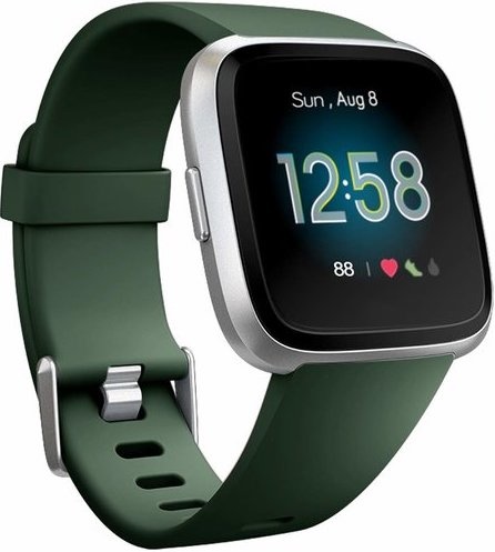 Cinturino sport per Fitbit Versa - verde militare