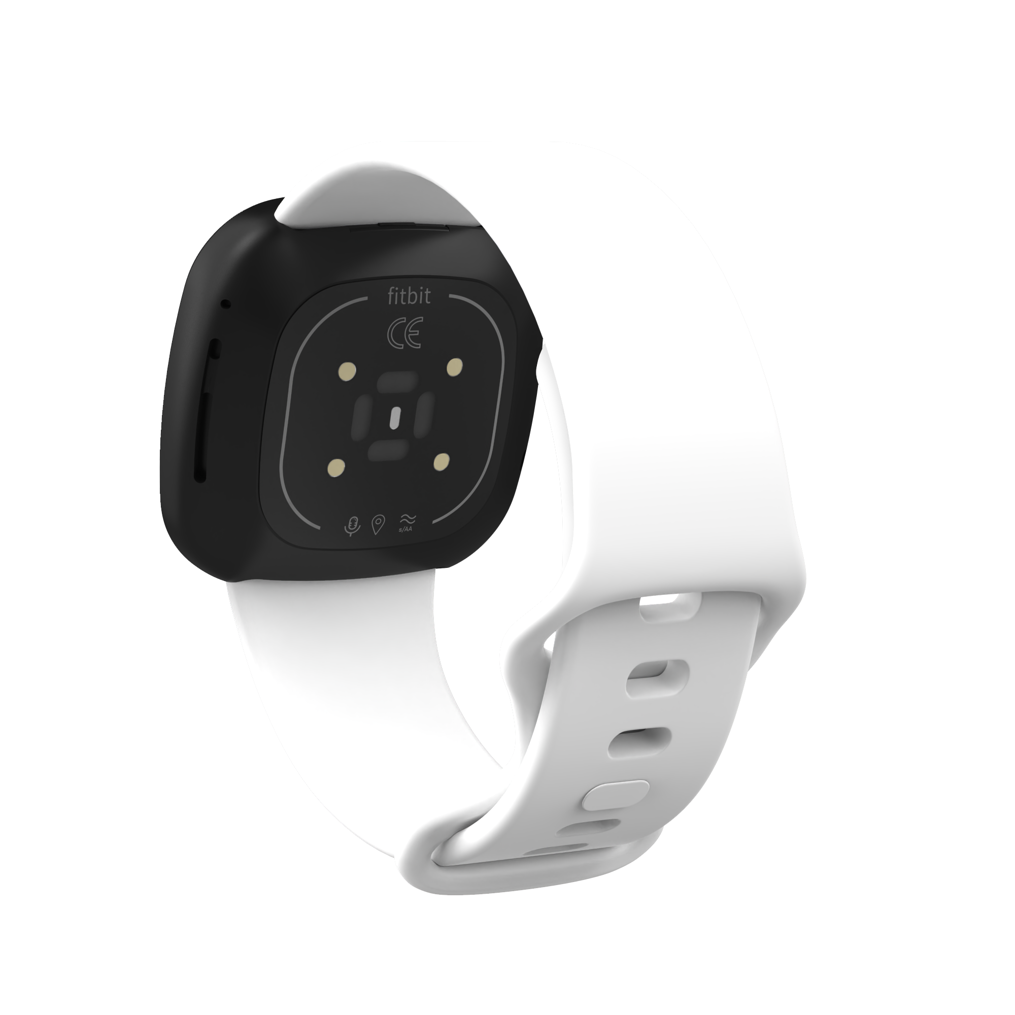 Cinturino sport per Fitbit Versa 3 / Sense - bianco