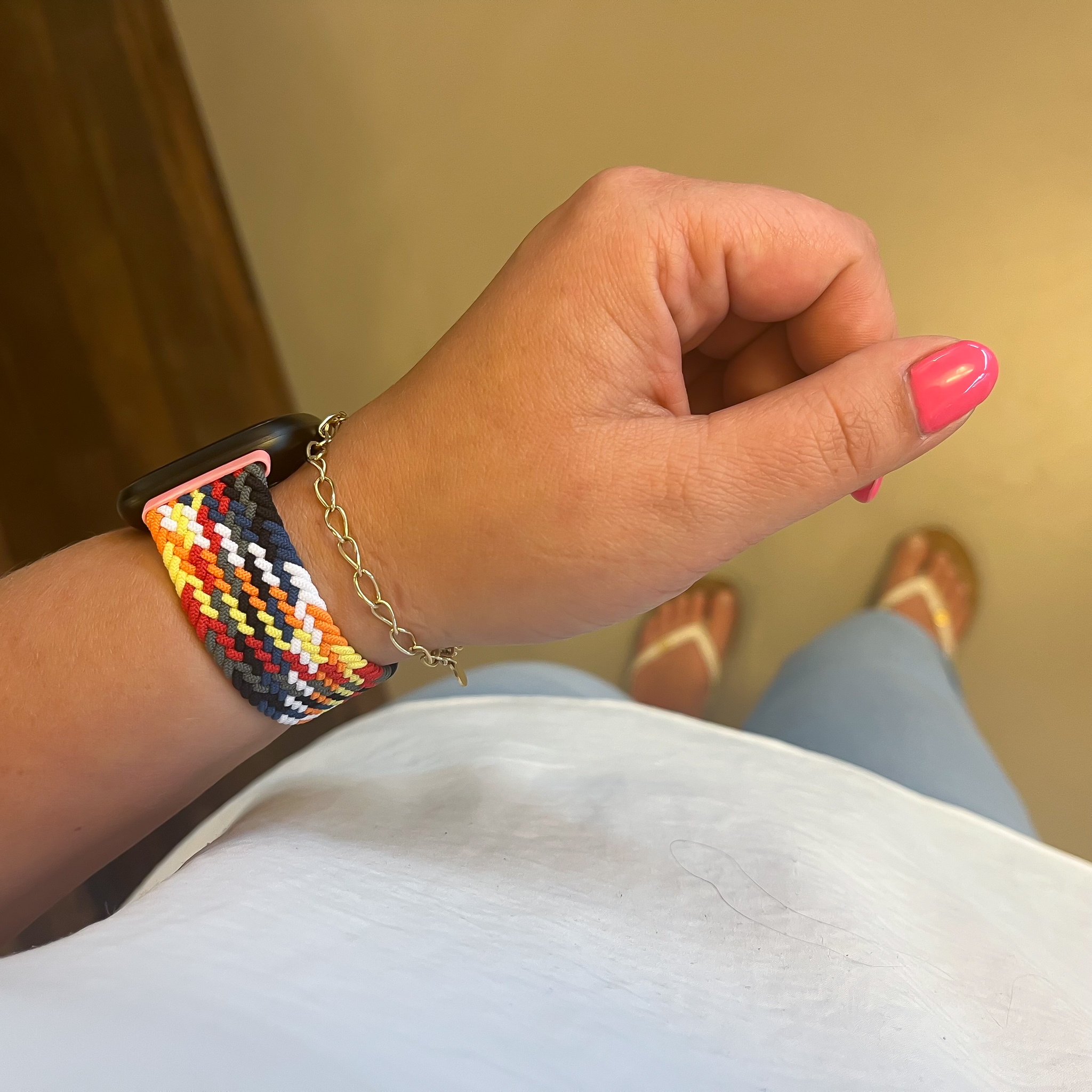 Cinturino Solo intrecciato in nylon per Fitbit Versa 3 / Sense - colorata