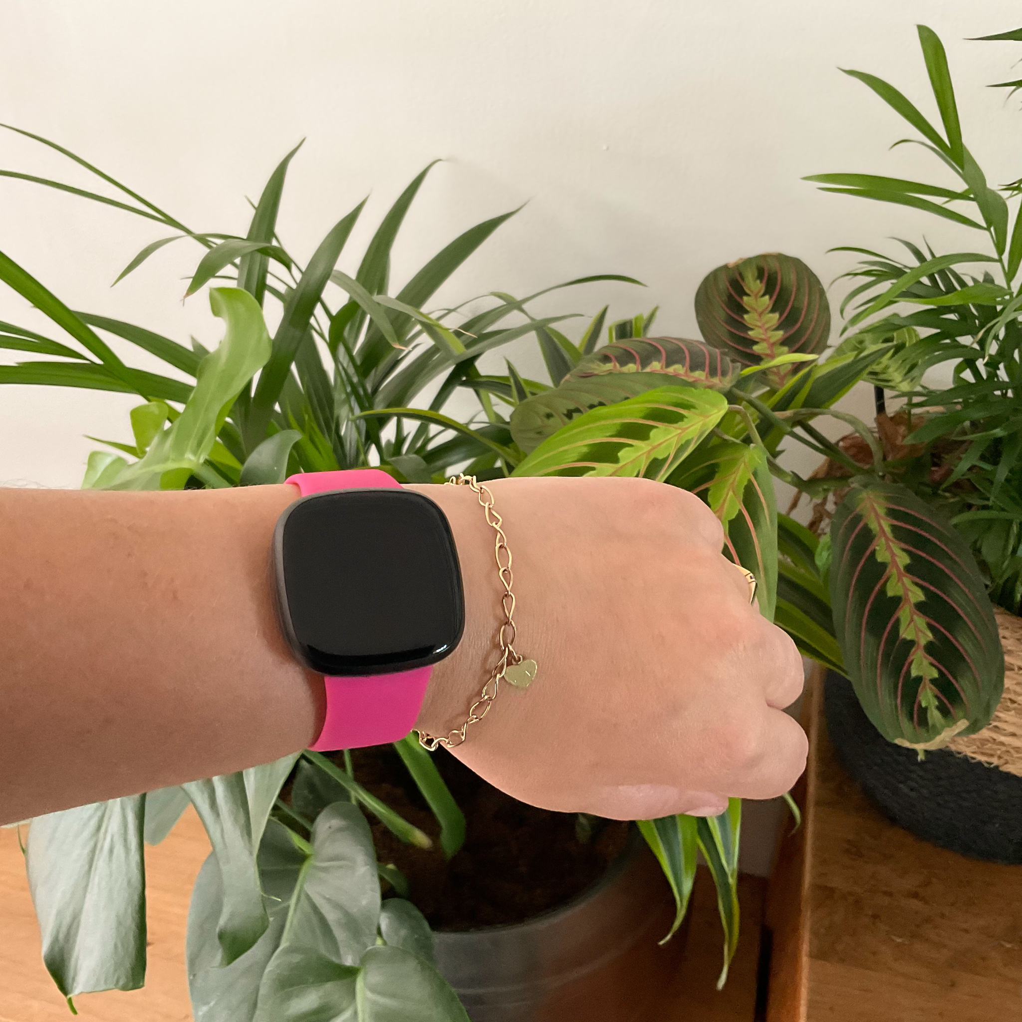 Cinturino sport per Fitbit Versa 3 / Sense - rosa rosa