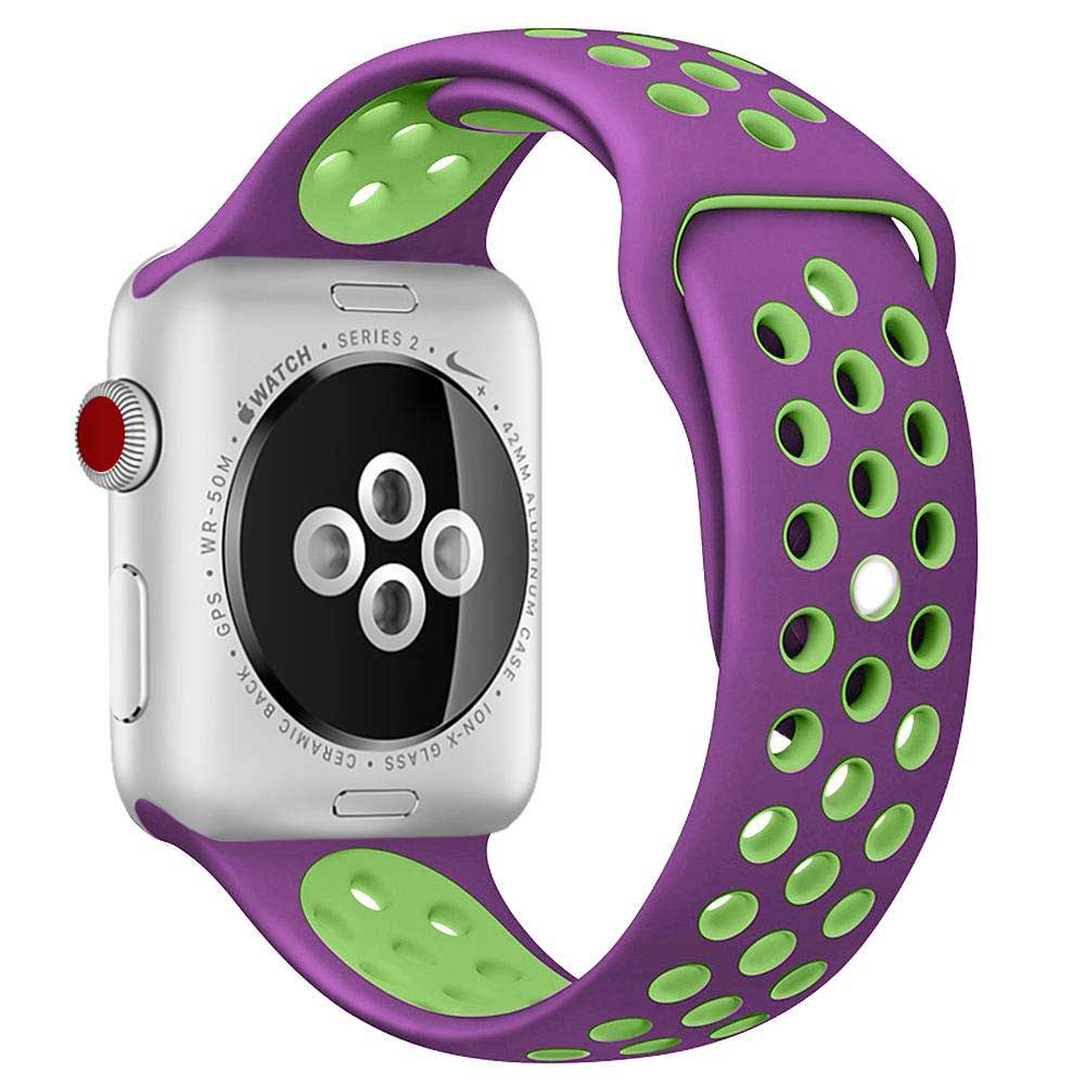 Cinturino doppio sport per Apple Watch - viola verde
