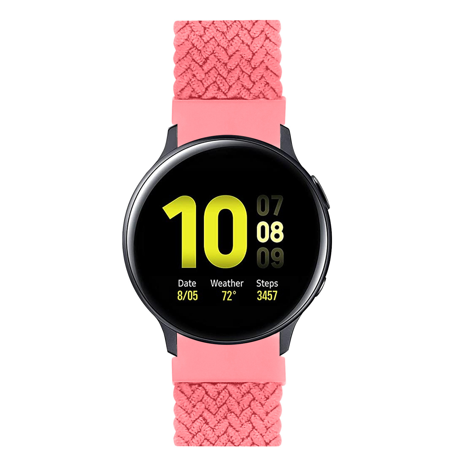 Cinturino Solo intrecciato in nylon per Polar Vantage M / Grit X - pink punch