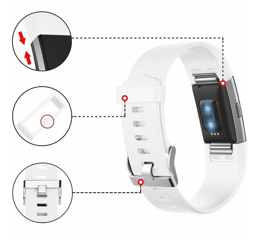 Cinturino sport per Fitbit Charge 2 - bianco