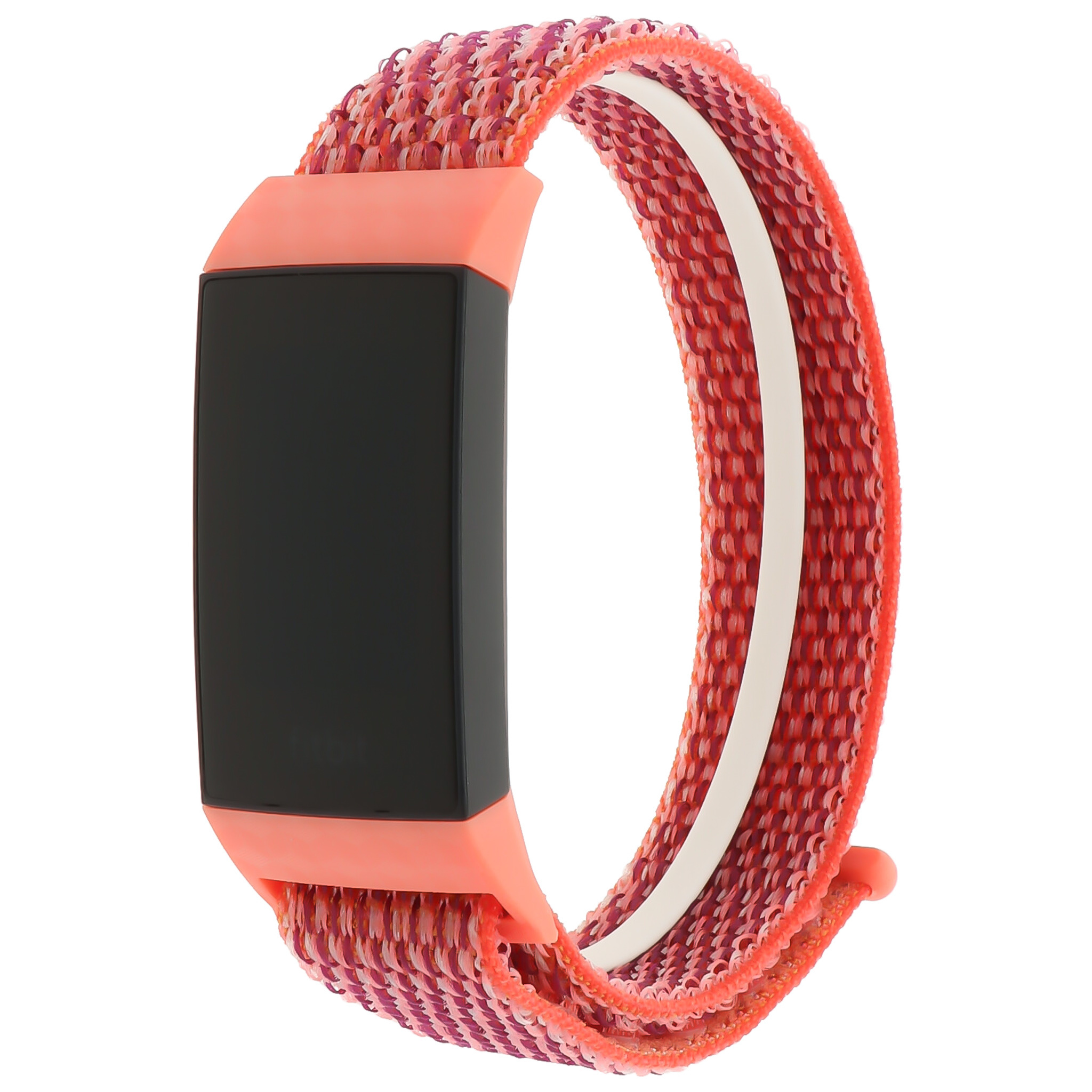 Cinturino in nylon per Fitbit Charge 3 & 4 - nettarina