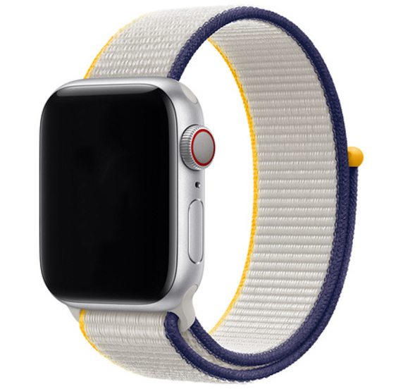 Cinturino nylon sport loop per Apple Watch - sale marino