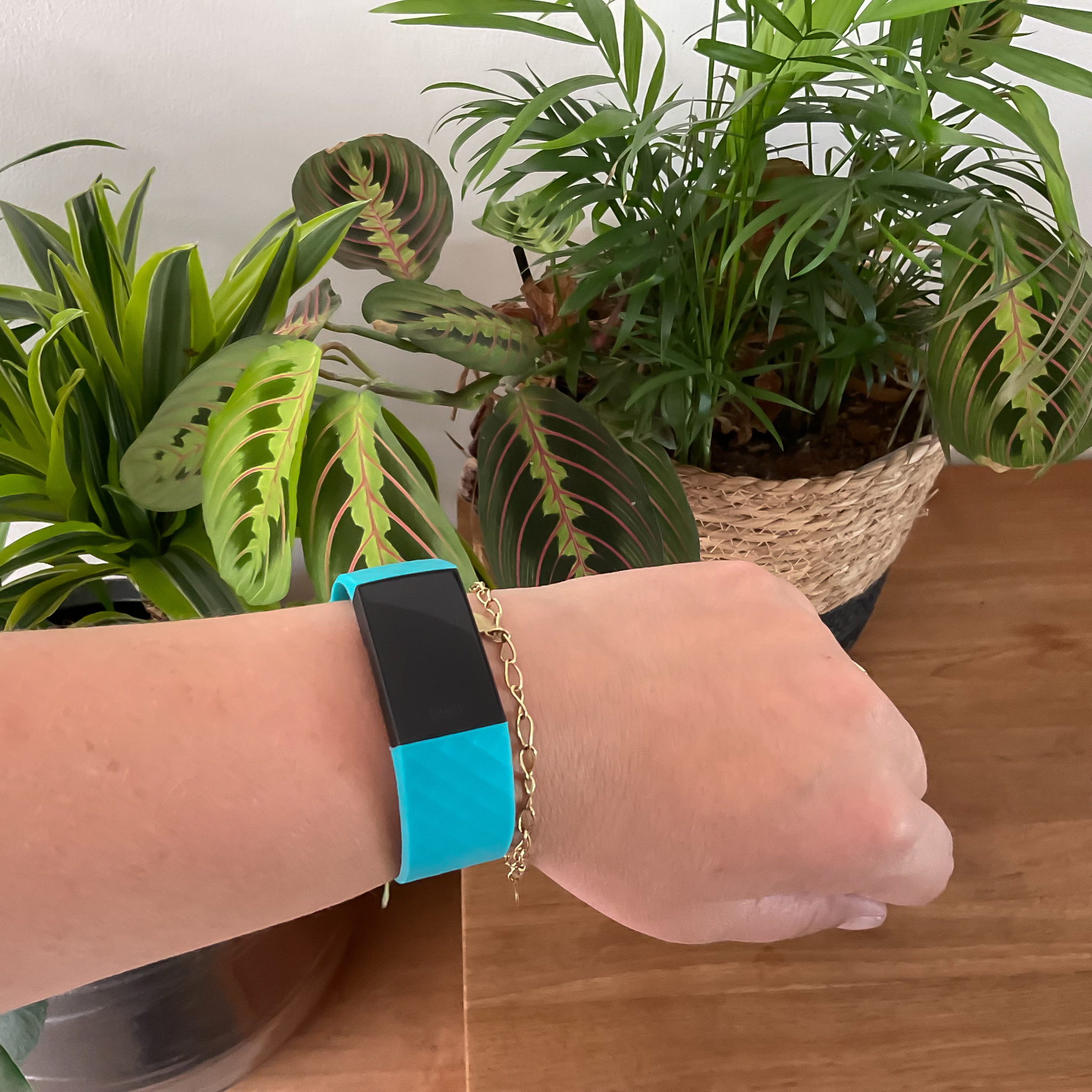 Cinturino sport waffle per Fitbit Charge 3 & 4 - verde acqua