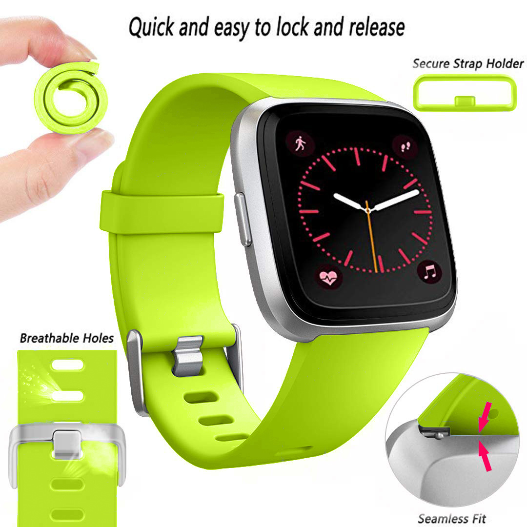 Cinturino sport per Fitbit Versa - verde
