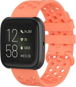 Cinturino sport point per Fitbit Versa - arancione