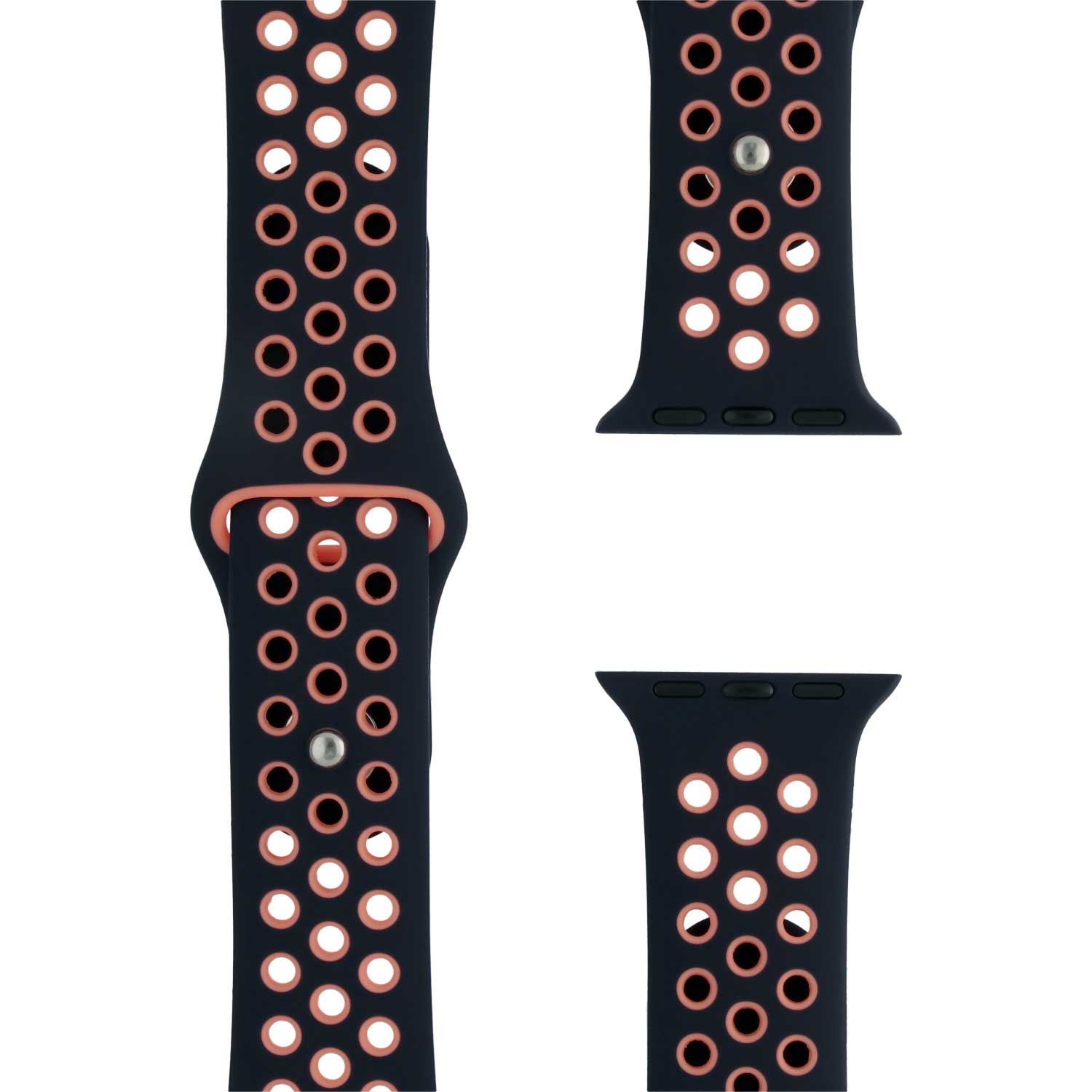 Cinturino doppio sport per Apple Watch - blu nero mango