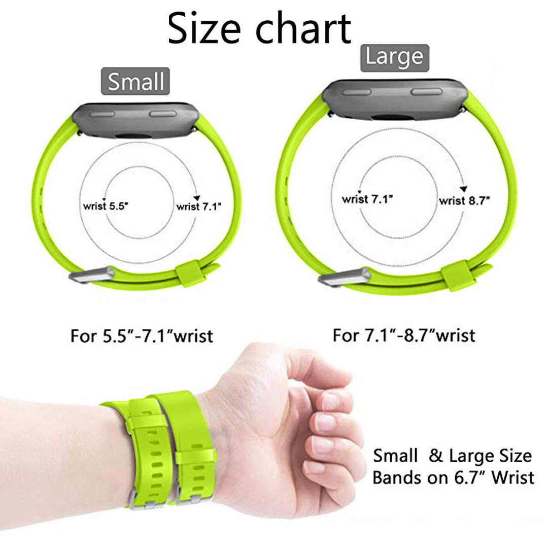 Cinturino sport per Fitbit Versa - verde