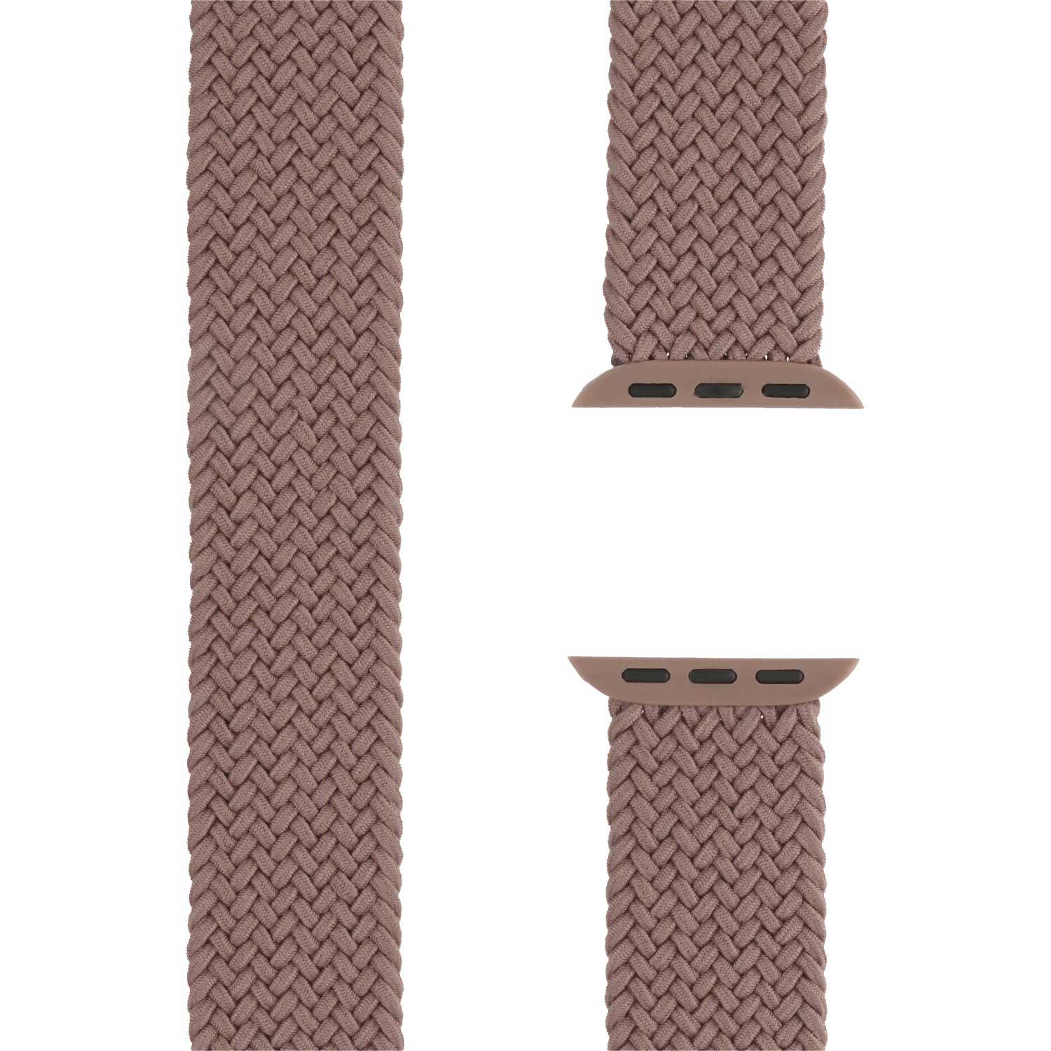 Cinturino Solo intrecciato in nylon per Apple Watch - fumo viola