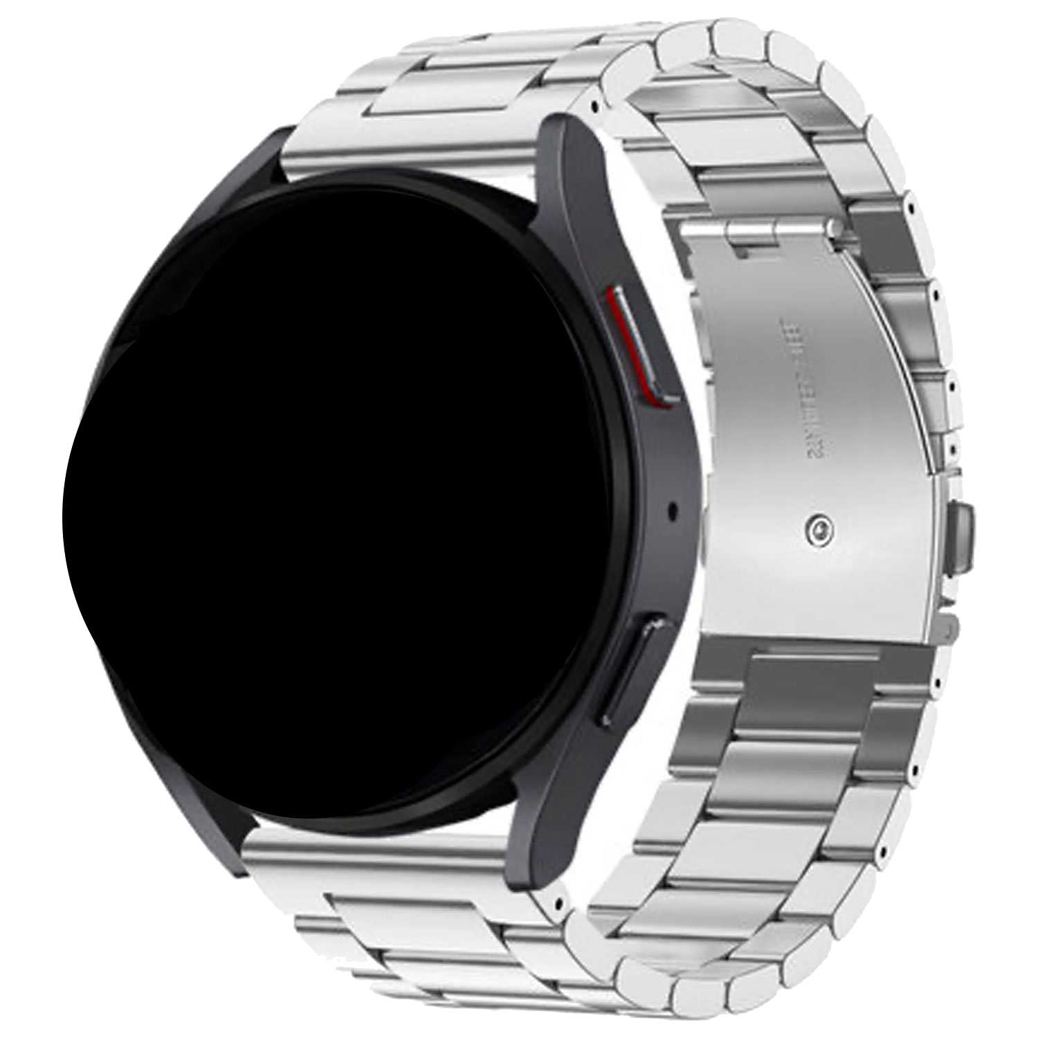 Cinturino a maglie in acciaio con perline per Samsung Galaxy Watch 5 Pro - argento