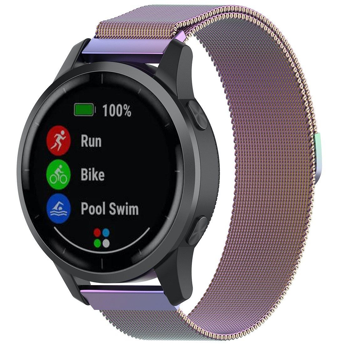 Cinturino loop in maglia milanese per Samsung Galaxy Watch - colorata