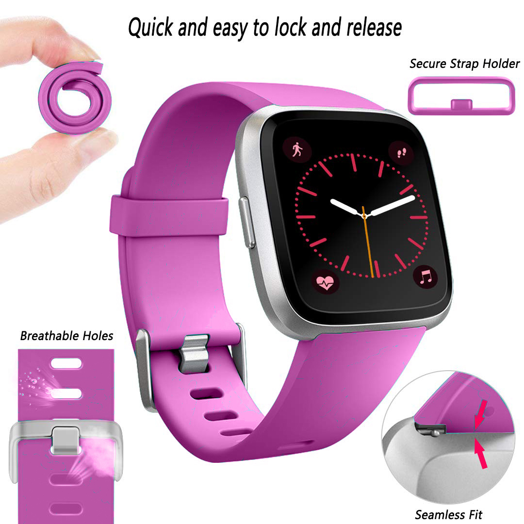 Cinturino sport per Fitbit Versa - viola