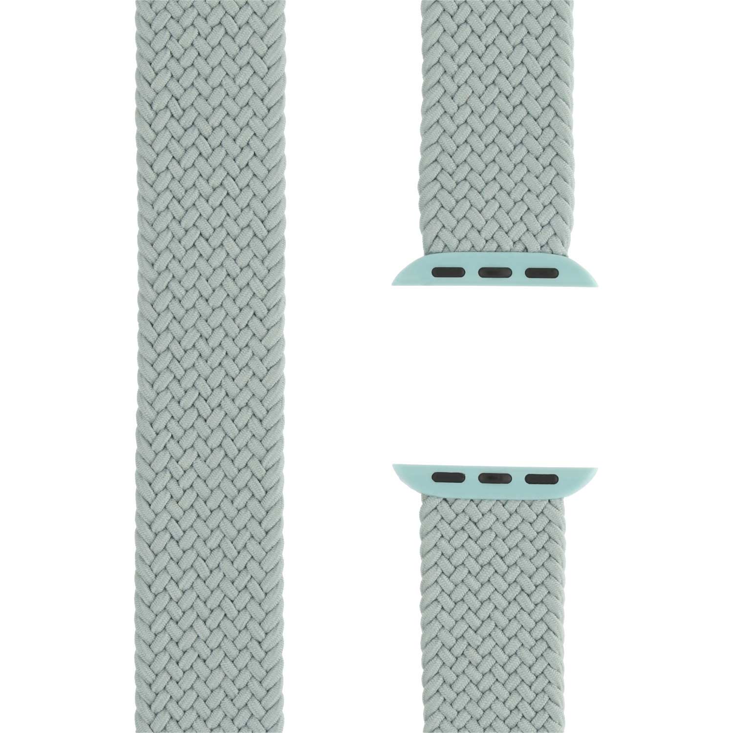Cinturino Solo intrecciato in nylon per Apple Watch - menta