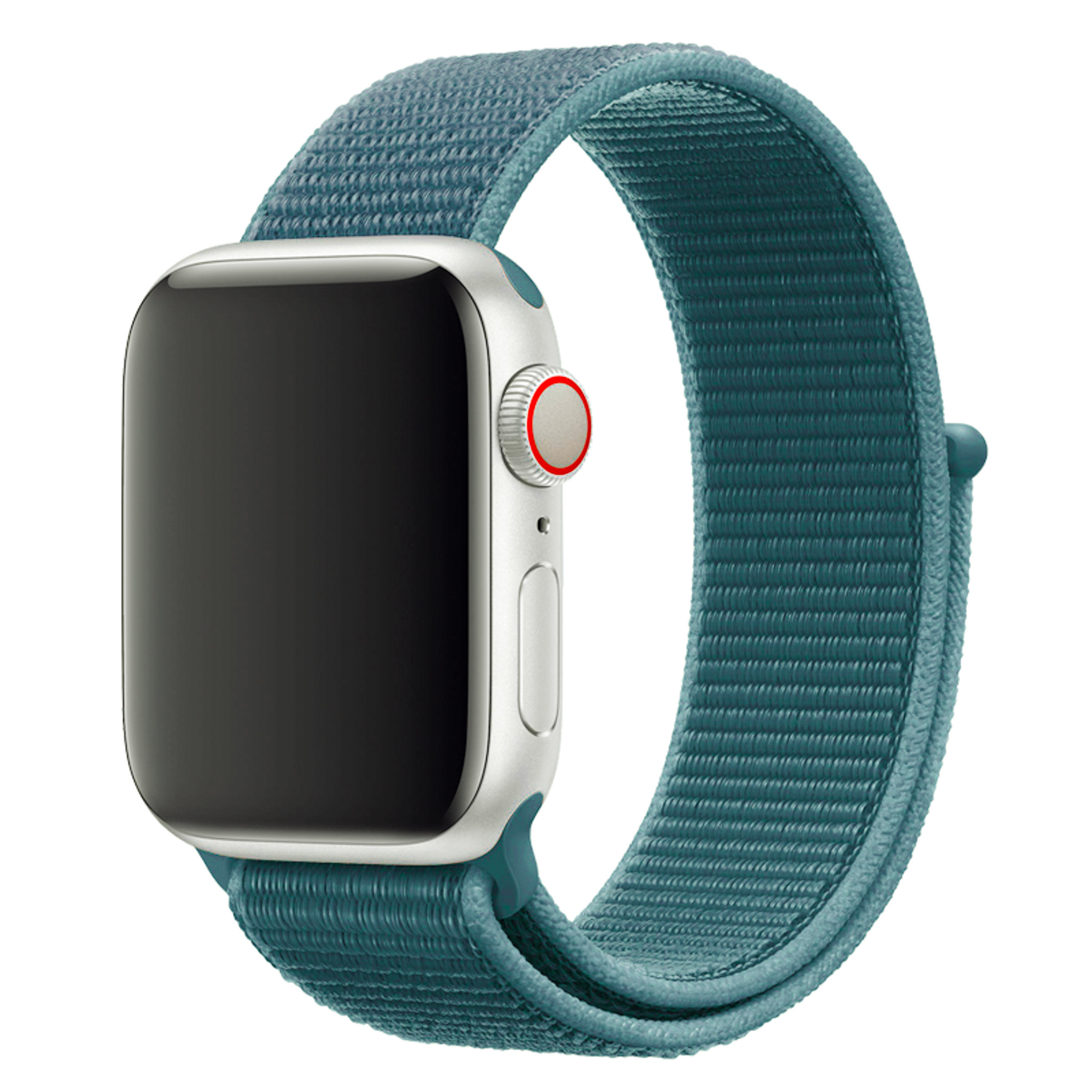 Cinturino nylon sport loop per Apple Watch - verde pino