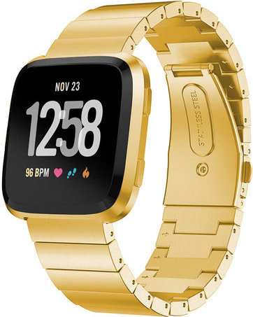 Cinturino a maglie per Fitbit Versa - oro