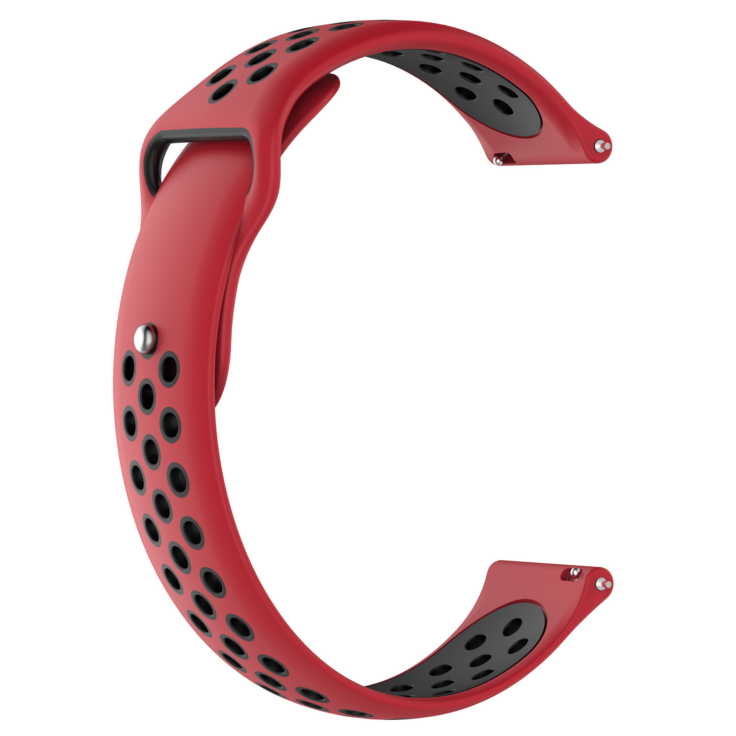 Cinturino doppio sport per Samsung Galaxy Watch - rosso nero