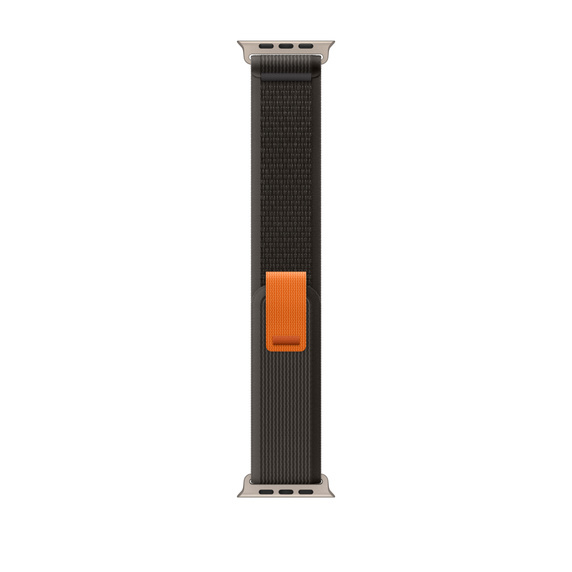 Cinturino trail in nylon per Apple Watch - nero grigio
