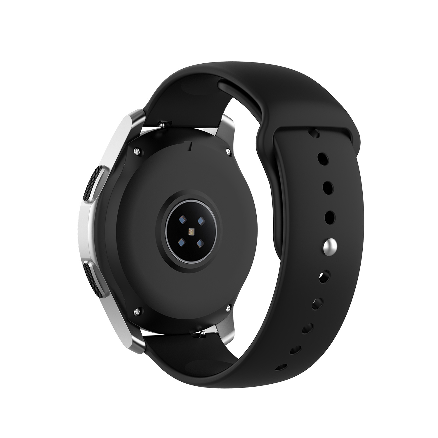Cinturino sport in silicone per Garmin Vivoactive / Vivomove - nero