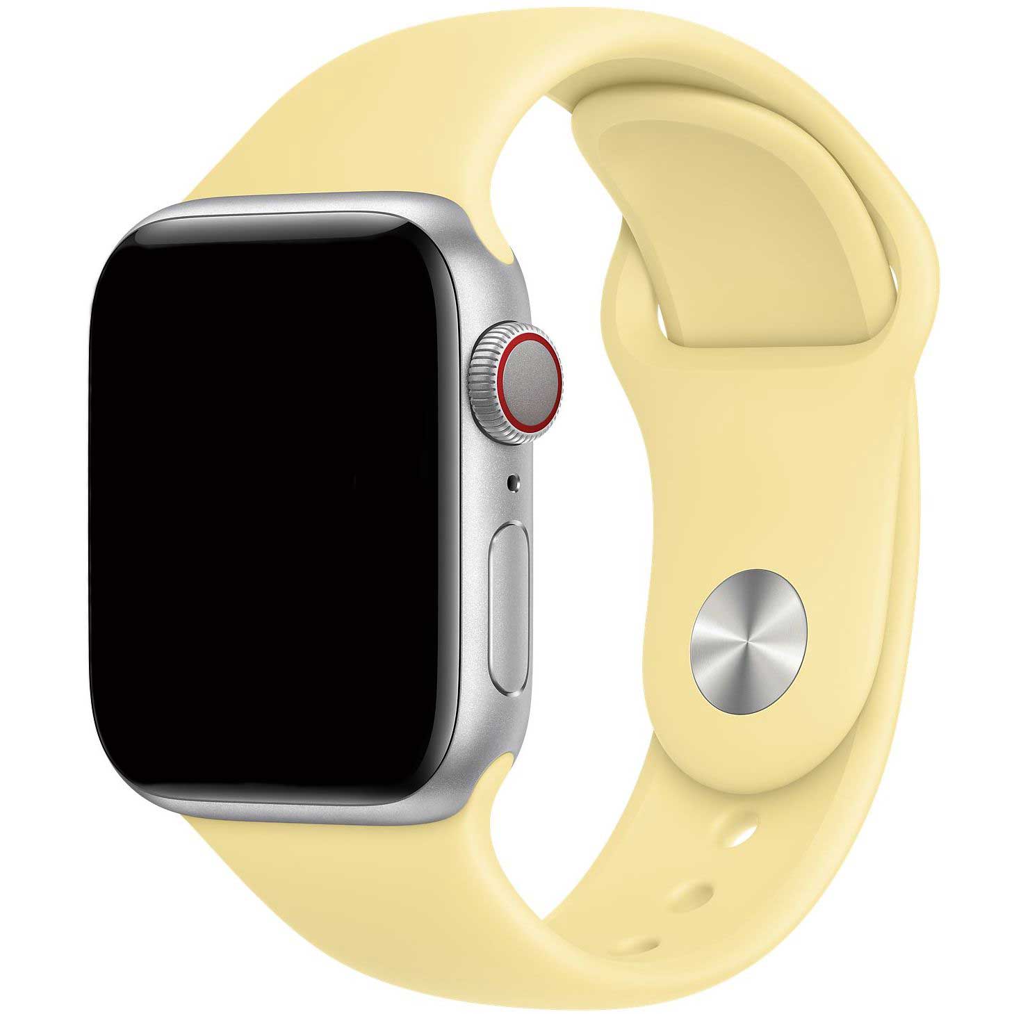 Cinturino sport per Apple Watch - crema limone