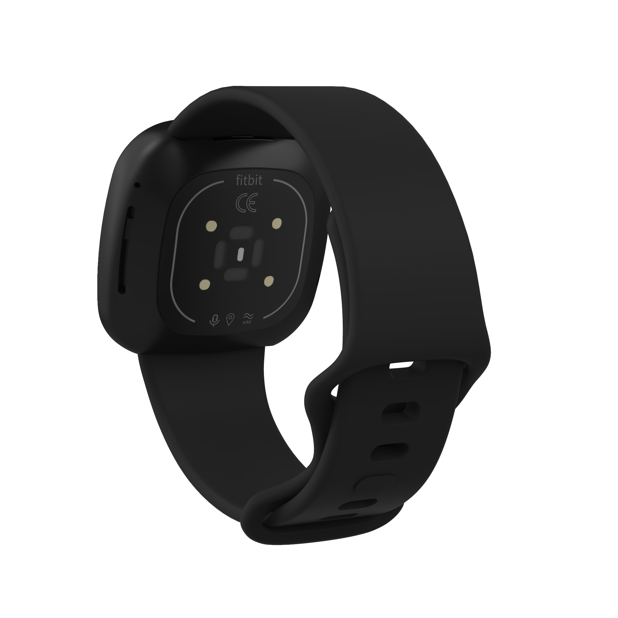 Cinturino sport per Fitbit Versa 3 / Sense - nero